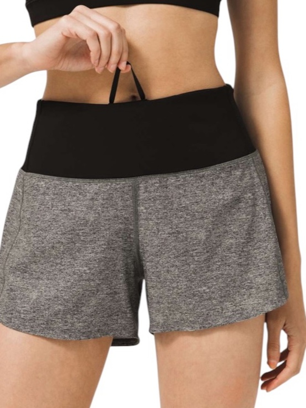 Lululemon Speed Up Short Long *4" Updated Fit
Heather Lux / Black Sz 6 - Picture 4 of 9